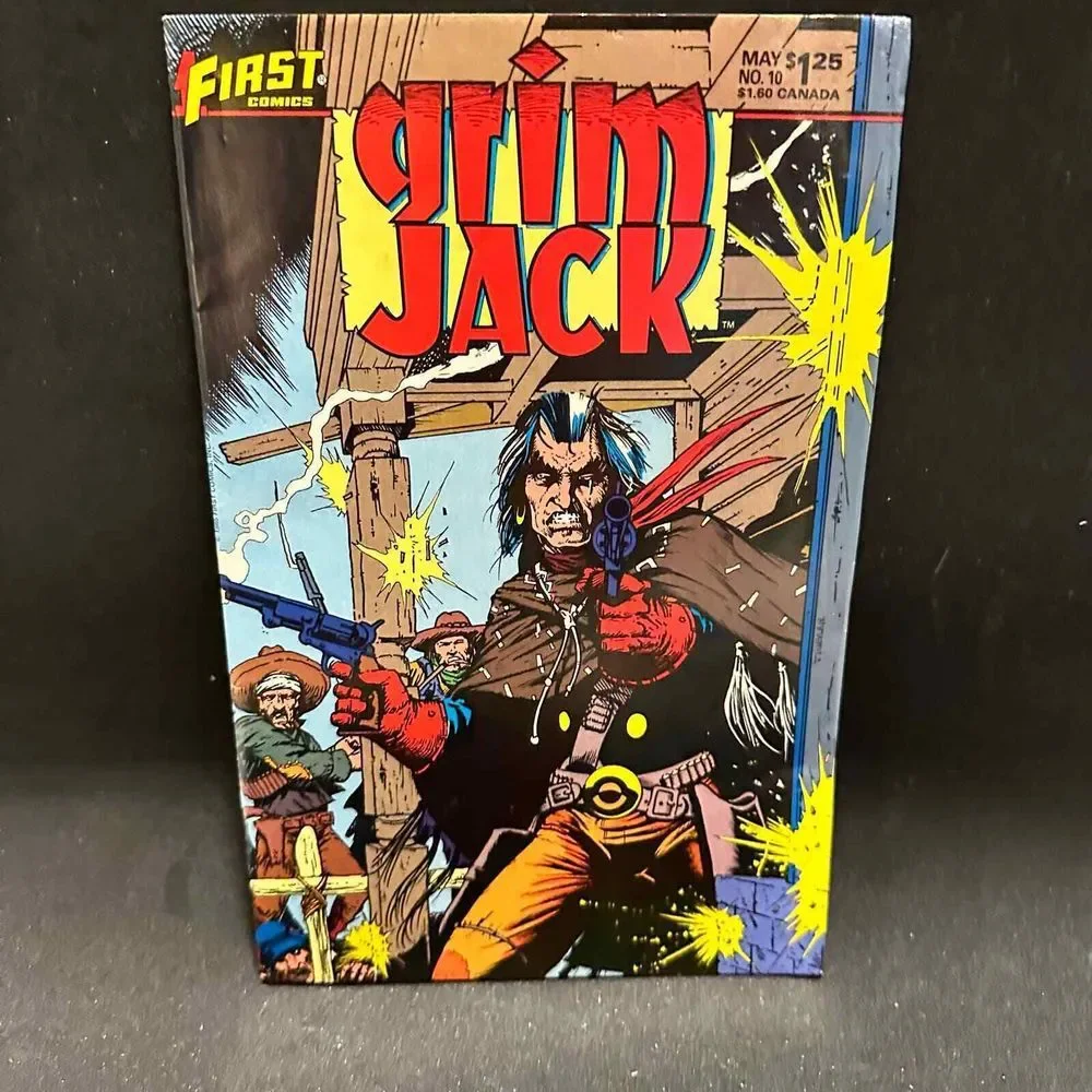First Comics‎ Grim Jack 10 Comic Book Michael Moorcock Elric Limited Series